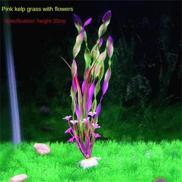 Artificial Underwater Plants Aquarium Decor Plants Fish Tank Landscaping Simulation Plants Water Grass Viewing Decorations - Image 11