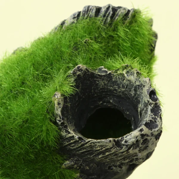 Resin Breeding Hiding Cave Decorative Props Breeding Tree Shelter Crafts Arts Habitat Landscaping Decor for Aquarium Landscaping - Image 6