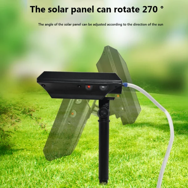 Professional Solar Powered Air Pump Oxygenator Fish Tank Aquarium Outdoor Fishing Rotary Tool Kit Aquatic Pet  Accessories - Image 2