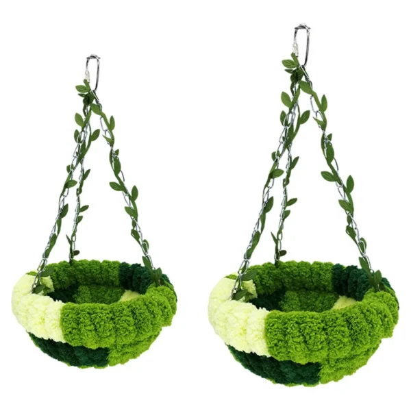 Bird Nest, Bird Perch Stand, Comfortable Bird Nest, Hanging Hammock for Cockatiels, Parrots, Lovebirds - Image 4