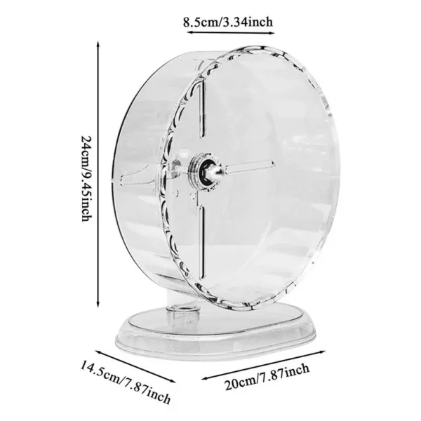 Silent Hamster Wheel Hedgehog Wheel Big Quiet Running Exercise Toy For Pet Chinchilla Dwarf Ferret Crab Hermit Syrian Hedgehog - Image 5