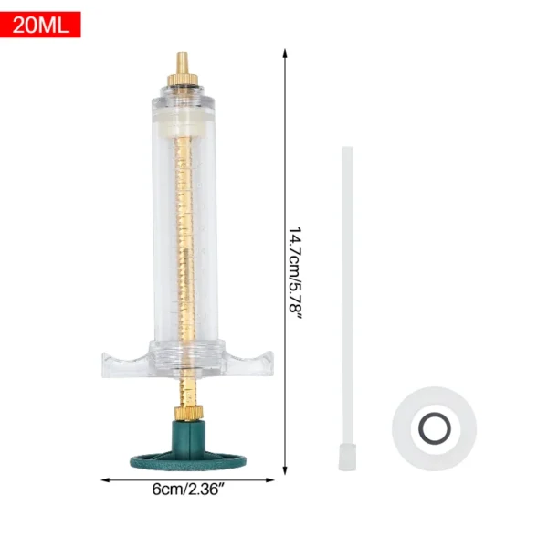 10/20/30/50/100ml Parrot Pigeon Fledgling Feeding Syringe Veterinary Injection Continuouts Bird Feeder Mixing Silicone - Image 10