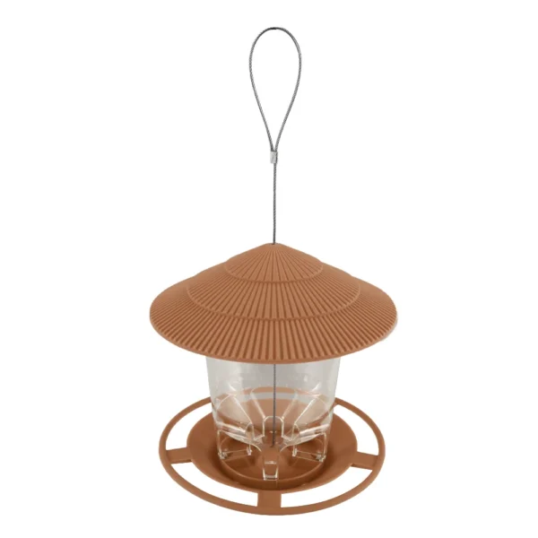 Bird Feeder Automatic Hanging Outdoor Garden Gazebo Wild Bird Feeding Container With Hang Rope House Decor Pet Supplies - Image 8