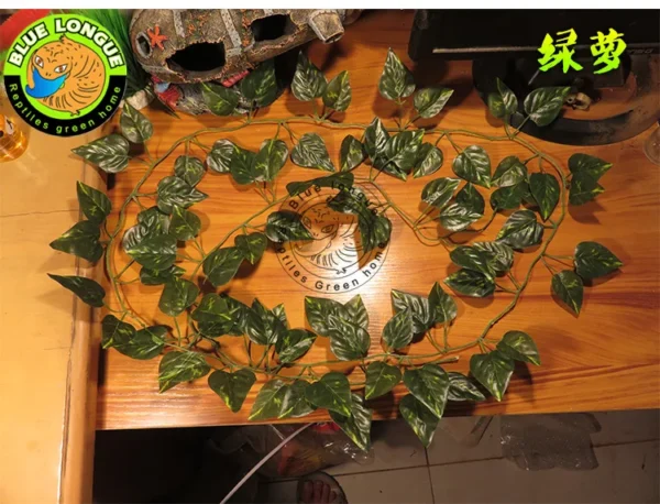 Reptile Landscaping Vine Fake Branches Rainforest Foam Rattan Terrarium Decor Habitat Decoration for Lizard Chameleon - Image 11