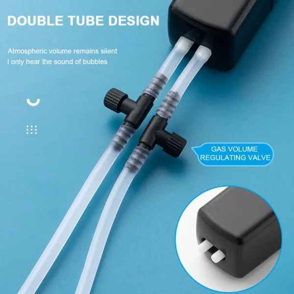 Fish Tank Aerator USB Aquarium Oxygen Air Pump Fish Tank Silent Air Compressor Aerator Portable Fish Tank Accessories - Image 5