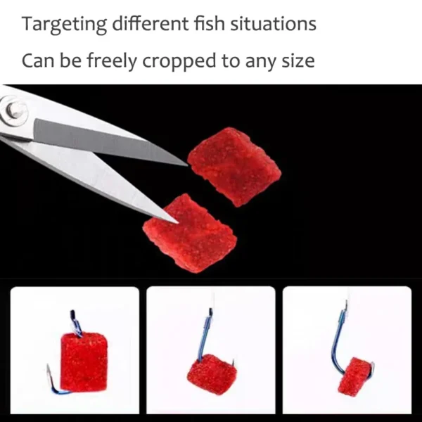 Universal concentrated bait, red fragrant fish food granules, aquatic feed, sea bass fishing bait, outdoor fishing accessories - Image 5