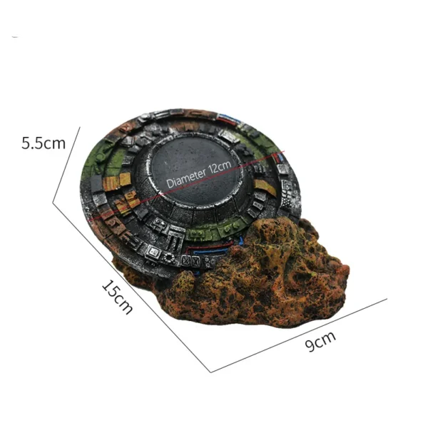 Resin Reptile Hide Cave Terrarium Decoration Lizards Snake Turtle Shelter Hide Rest Cave Reptiles Box Aquarium Landscape Decor - Image 15