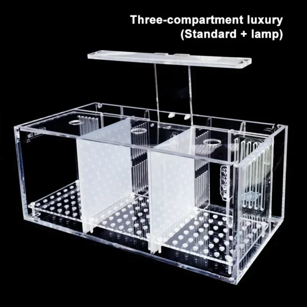 Aquarium Acrylic Fish Tank Breeding Isolation Box Goldfish Fighting Fish Viewing Tank Small Fry Breeder Isolations Box Supplies - Image 8
