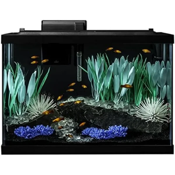 ColorFusion Aquarium 20 Gallon Fish Tank Kit, Includes LED Lighting and Decor - Image 2