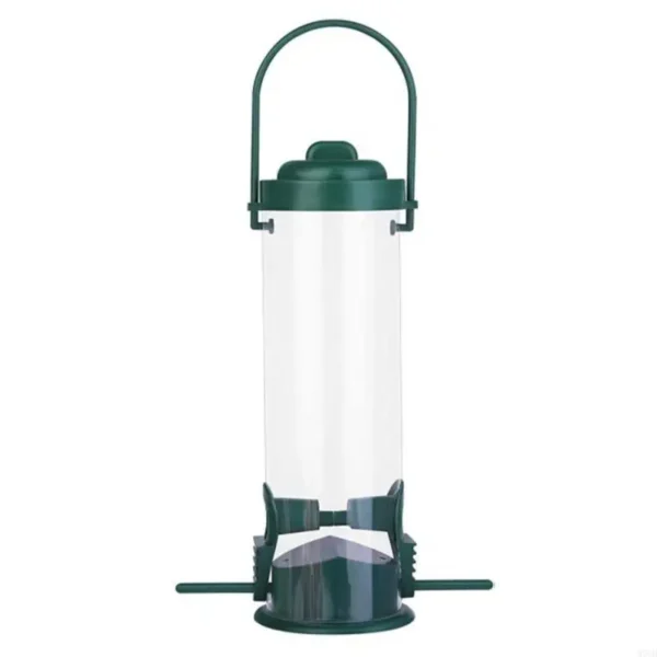 97QD Bird Feeder Metal Bird Suet Feeders Outdoor Hanging Mesh Tube Wild Bird Feeder - Image 2