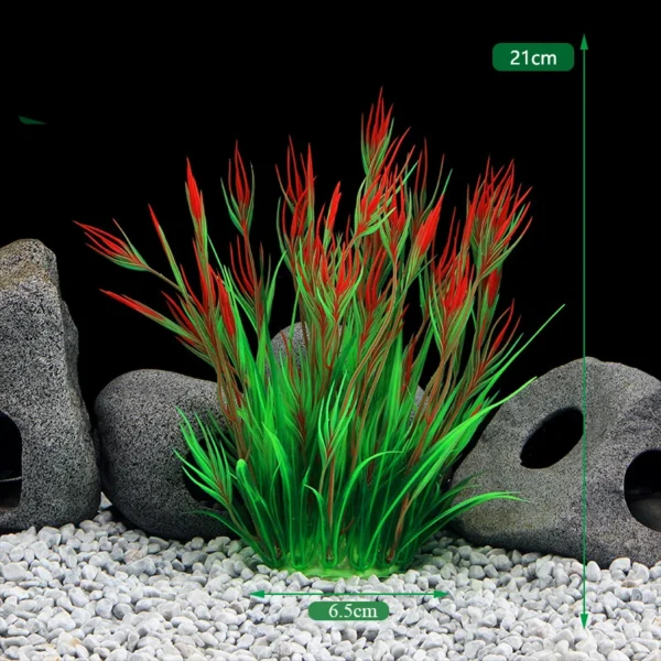 Aquarium Plants Decor Grass Underwater Plastic Artificial Aquatic Plants Ornaments For Fish Tank Aquarium Landscape Decoration - Image 11