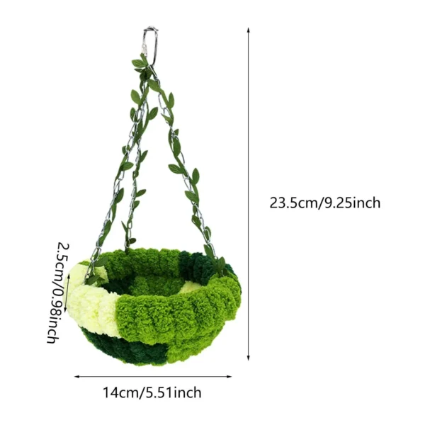 Bird Nest, Bird Perch Stand, Comfortable Bird Nest, Hanging Hammock for Cockatiels, Parrots, Lovebirds - Image 6