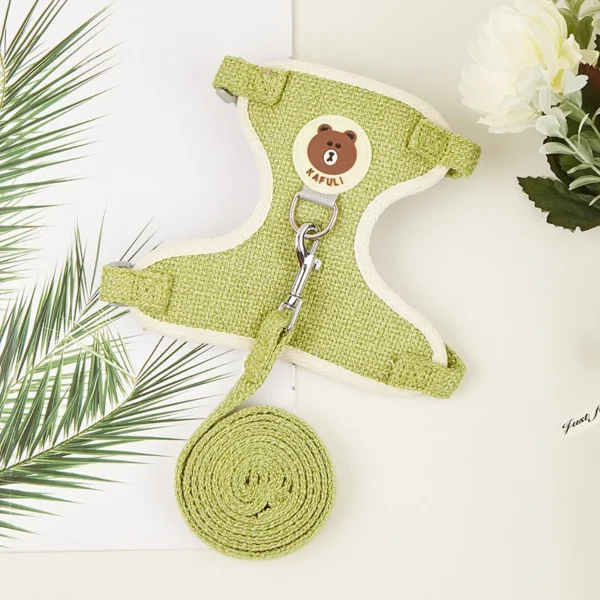 Newest Cute Rabbit Harness and Leash Set Bunny Pet Accessories Vest Harnesses Rabbit Leashes for Outdoor Walking Pets Supplies - Image 11