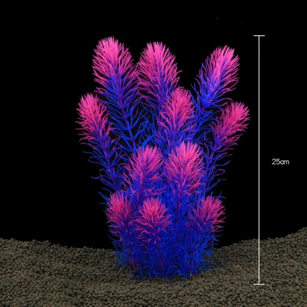 Aquarium Plants Decor Grass Underwater Plastic Artificial Aquatic Plants Ornaments For Fish Tank Aquarium Landscape Decoration - Image 5