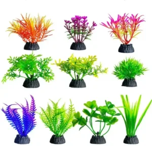 Artificial Aquarium Decorative Pvc Aquatic Plants Simulation Water Weeds Ornament Fish Tank Grass  Decoration Accessories 어항 용품