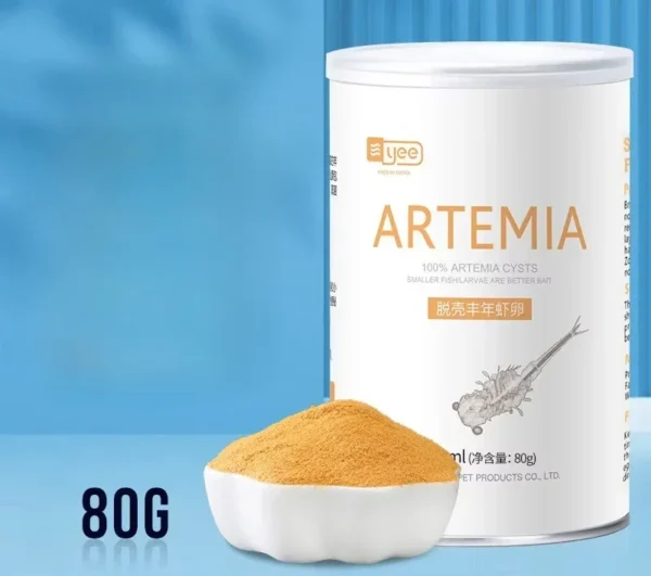 Decapsulated Brine Shrimp Eggs Fish Food for All Picky Tropical Fish Fist Bite Baby Food - Image 8