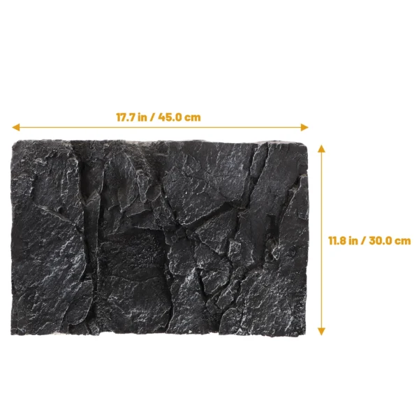 Rock Decorative Panels Reptile Tank Background Backdrop Lizard Decorations Habitat for Aquarium Cage Container Turtle - Image 7