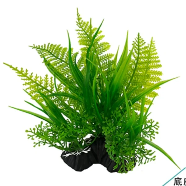 10PC Fish Tank DIY Artificial Aquarium Decor Mixed color Plants Ornament Aquatic Plant - Image 6