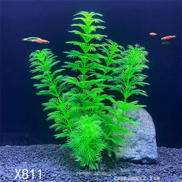 Aquarium Plants Decor Grass Underwater Plastic Artificial Aquatic Plants Ornaments For Fish Tank Aquarium Landscape Decoration - Image 10