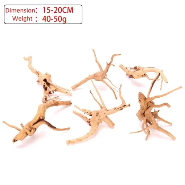Fish Tank Decoration Natural Wooden Small Habitat Roots Driftwood Scenery  Decorative Ornaments Aquarium Landscape Tree Roots - Image 8