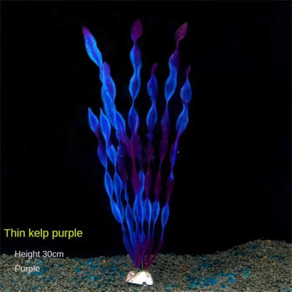 Artificial Underwater Plants Aquarium Decor Plants Fish Tank Landscaping Simulation Plants Water Grass Viewing Decorations - Image 14