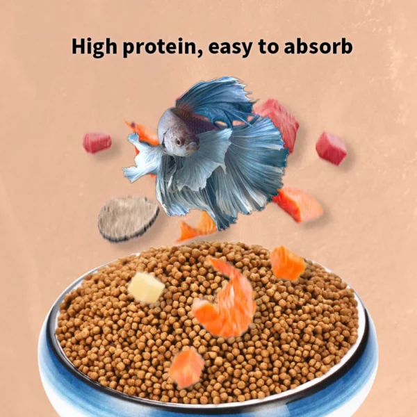 Super fresh betta fish feed, all natural protein rich in calcium, good for betta fish health and clean water quality - Image 6