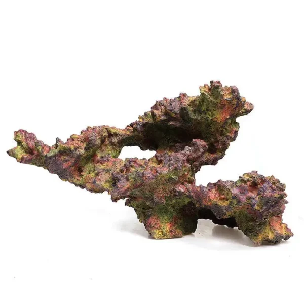 Simulation coral reef seafloor reef landscaping fish tank rockery decoration aquarium set sea tank rock base - Image 2
