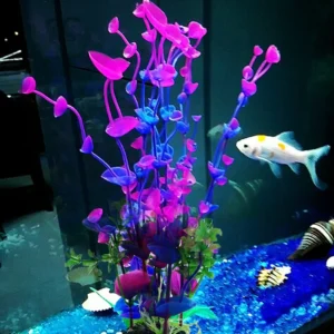 Artificial Plastic Water Plant Grass for Fish Tank Large Aquarium Creature Decoration Flower Ornament Decor Aquatic Accessories