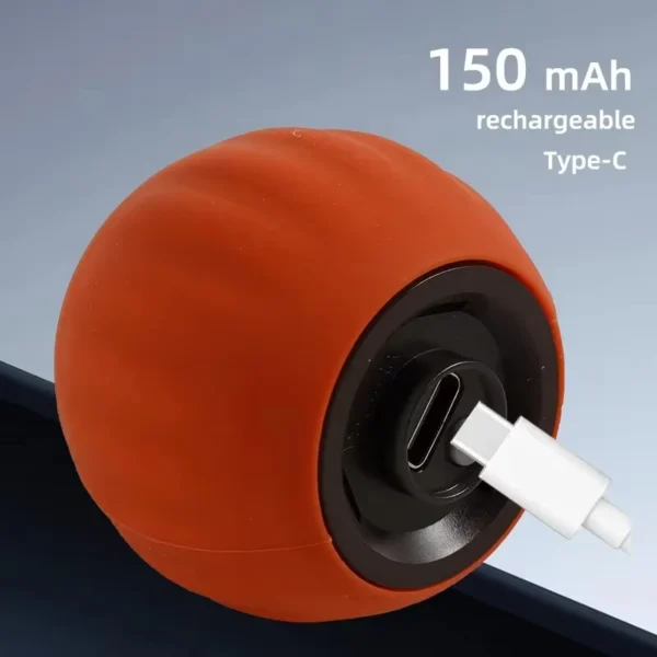 Cat Interactive Ball Toys Automatic Rolling Ball Faux Tail Rechargeable Smart Pet Electric Toy Dog Cat Training Imitate Mouse - Image 5