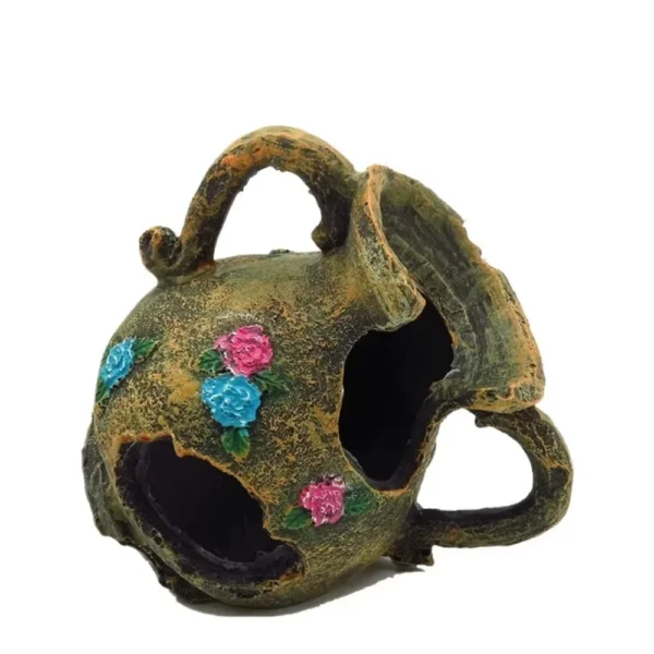 Aquarium Artificial Barrel Cave Resin Ornaments Decorations Landscaping Accessories For Fish Tank Aquarium Decoration Supplies - Image 5