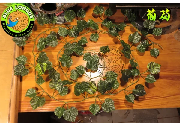 Reptile Landscaping Vine Fake Branches Rainforest Foam Rattan Terrarium Decor Habitat Decoration for Lizard Chameleon - Image 10