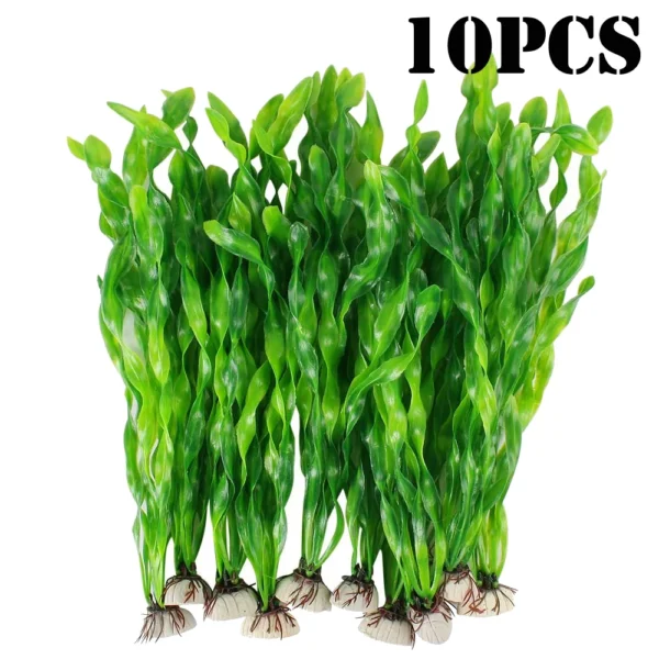 5/10pcs Plastic Aquarium Plants Fish Tank Decorations Artificial Seaweed Water grass Underwater Plants For Aquarium accessories - Image 8