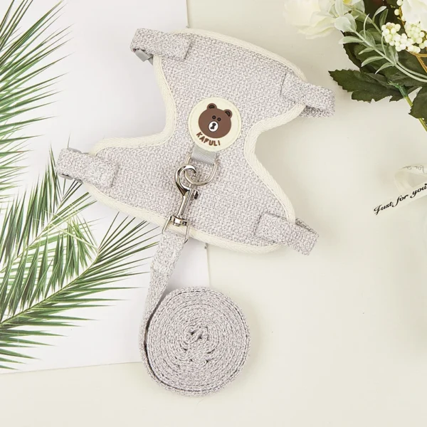 Newest Cute Rabbit Harness and Leash Set Bunny Pet Accessories Vest Harnesses Rabbit Leashes for Outdoor Walking Pets Supplies - Image 14