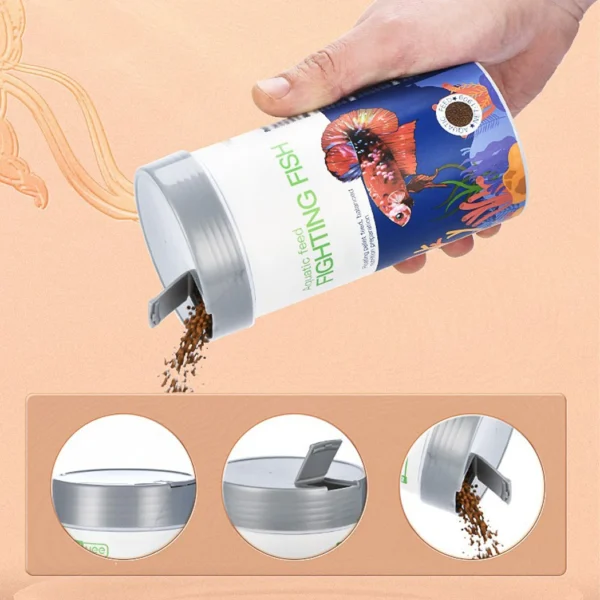 Super fresh betta fish feed, all natural protein rich in calcium, good for betta fish health and clean water quality - Image 2