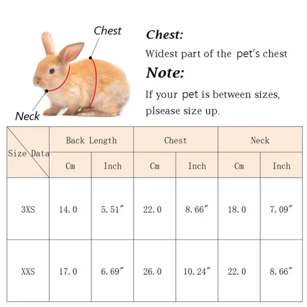 Winter Bunny Kitten Sweater Clothes Warm Velvet Small Animal Pullovers Rabbit Guinea pig Chinchillas Jacket mascotas Clothing - Image 2