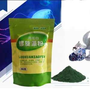 Ornamental Shrimp Open Feed Algae Fish Forages Spirulina Powder bottle Healthy Ocean Nutrition Fish Foods 50/100g