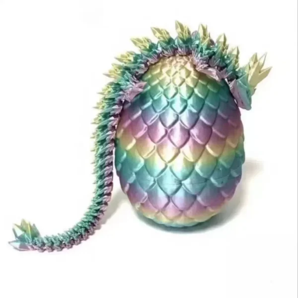 Creative Decompression Dragon Egg Chameleon Pendulum 3D Printing Complete Set of Gifts Colorful Set Toys Colorful Decoration - Image 5