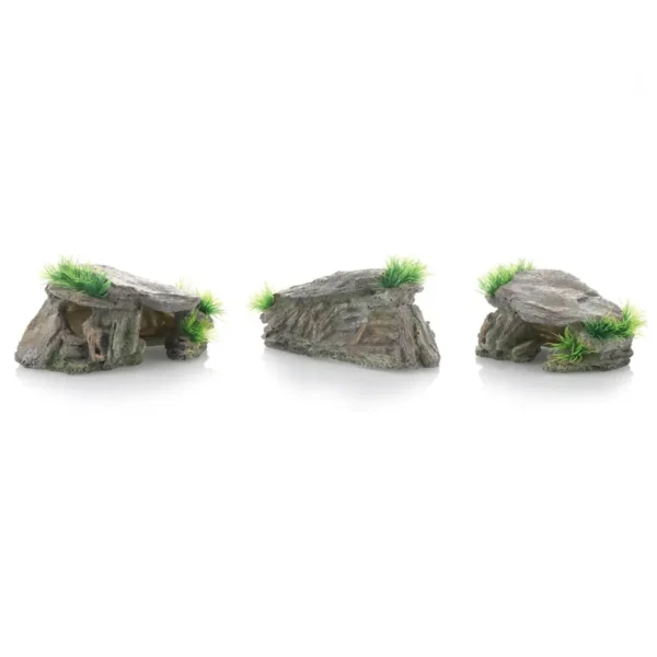 Reptile Rock Hide Cave Natural Reptile Hiding Rock Cave Aquarium Hide Cave Hideout Shrimp Cave Fish Tank Decor for Freshwater - Image 4