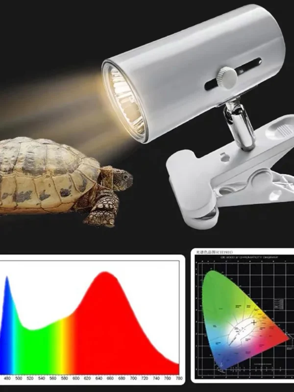 Reptile Tortoise UVA UVB Heating Reptile Lamp Bulb Turtle Basking UV Light Sunlamp Turtle Basking Light - Image 4