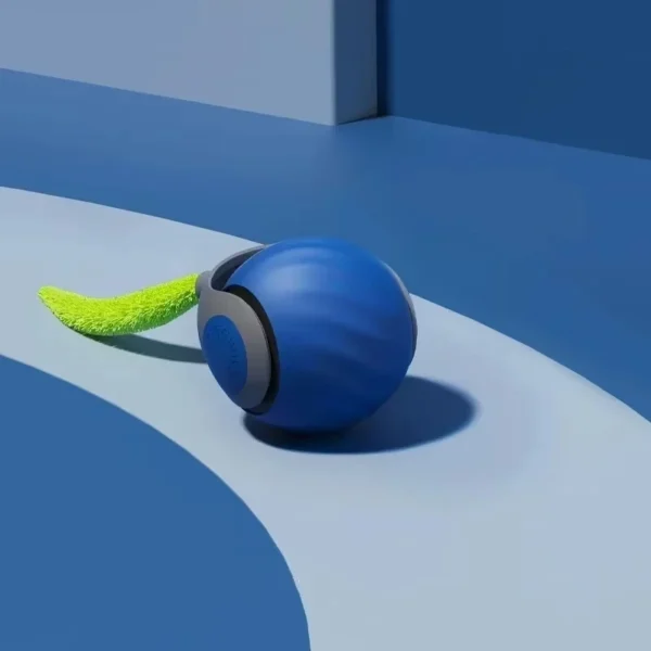 Cat Interactive Ball Toys Automatic Rolling Ball Faux Tail Rechargeable Smart Pet Electric Toy Dog Cat Training Imitate Mouse - Image 8