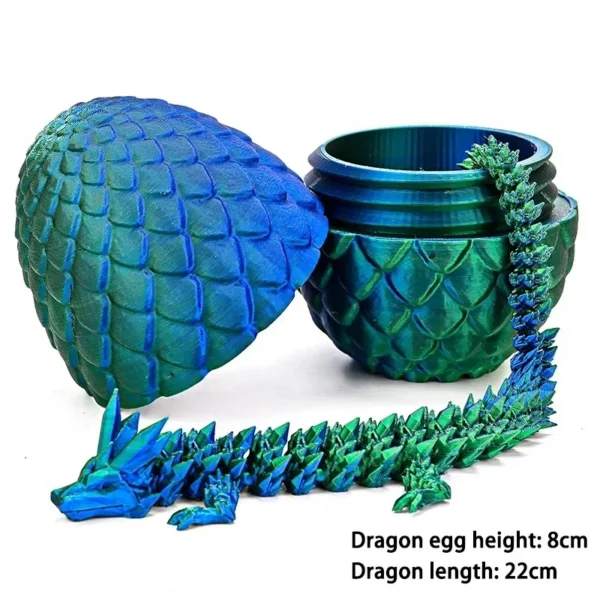 Creative Decompression Dragon Egg Chameleon Pendulum 3D Printing Complete Set of Gifts Colorful Set Toys Colorful Decoration - Image 10