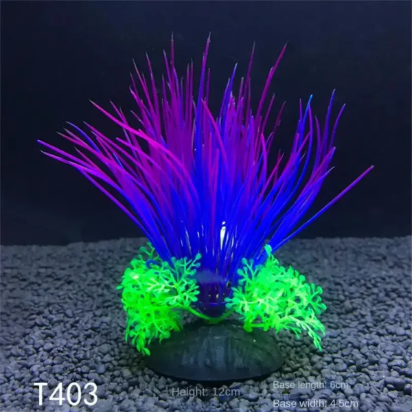 Aquarium Plants Decor Grass Underwater Plastic Artificial Aquatic Plants Ornaments For Fish Tank Aquarium Landscape Decoration - Image 18