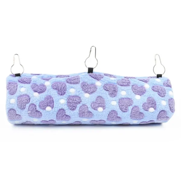Hamster Tunnel Hammock Warm Sugar Glider Bed for Small Animal Ferret Squirrel Swing Nest Plush Tunnel Guinea Pig Accessories - Image 13