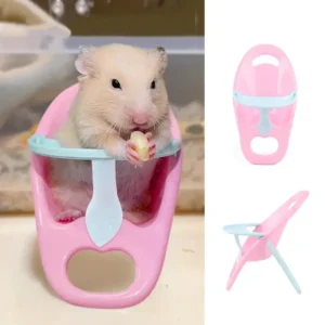 Hamsters Chair Guinea Pig Mini Feeding Chair Small Animal Furniture Hedgehog Supplies Animal Toys Photo Props Chair Pet Chair