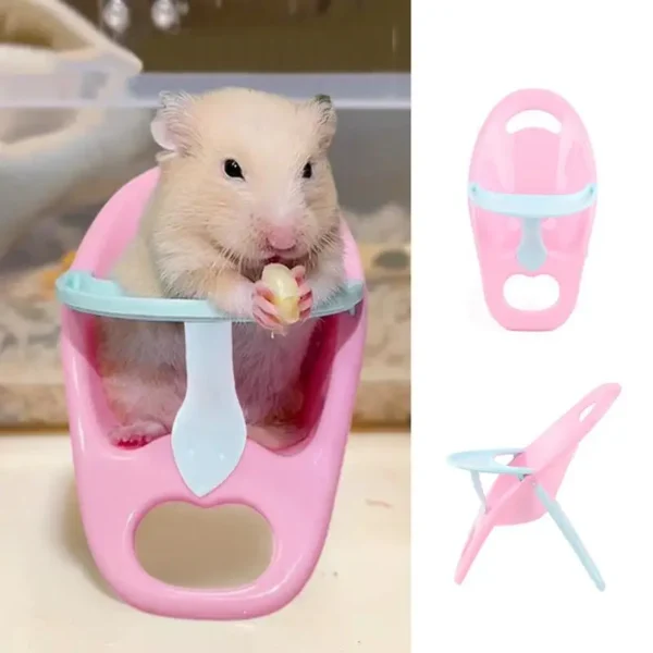 Hamsters Chair Guinea Pig Mini Feeding Chair Small Animal Furniture Hedgehog Supplies Animal Toys Photo Props Chair Pet Chair
