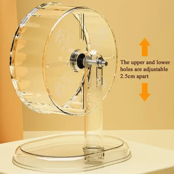 Silent Hamster Wheel Hedgehog Wheel Big Quiet Running Exercise Toy For Pet Chinchilla Dwarf Ferret Crab Hermit Syrian Hedgehog - Image 4