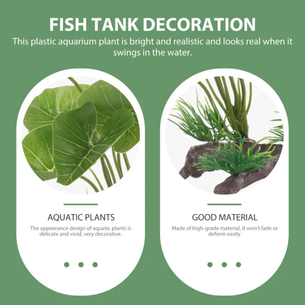 Plant For Fish Tank Lasting Widely-used Decorative Aquarium Grass Freshwater Aquarium Plant Betta Fish Tank Plants Landscaping - Image 6
