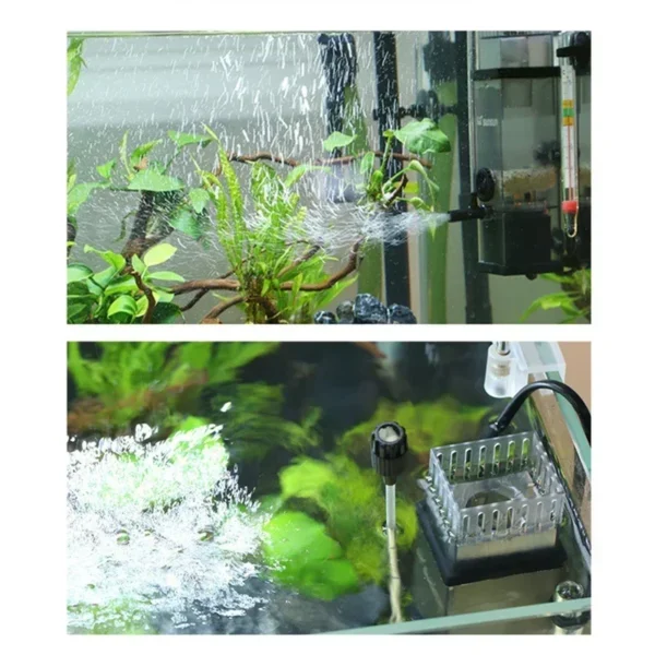 Oil Film Remover Fish Tank Aquarium Filter Surface Skimmer Water Air Oxygen Adjustable Water Pump Oxygenation Pump Filter Sponge - Image 3