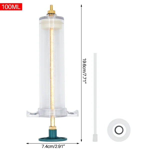 10/20/30/50/100ml Parrot Pigeon Fledgling Feeding Syringe Veterinary Injection Continuouts Bird Feeder Mixing Silicone - Image 8