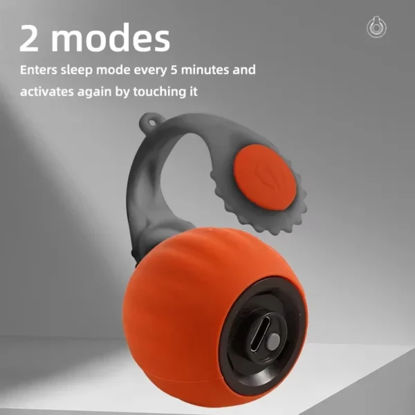 Cat Interactive Ball Toys Automatic Rolling Ball Faux Tail Rechargeable Smart Pet Electric Toy Dog Cat Training Imitate Mouse - Image 4